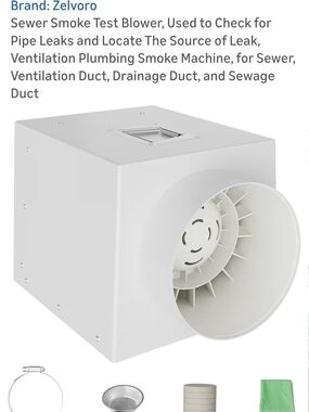 Zelvoro Smoke Test Blower - White